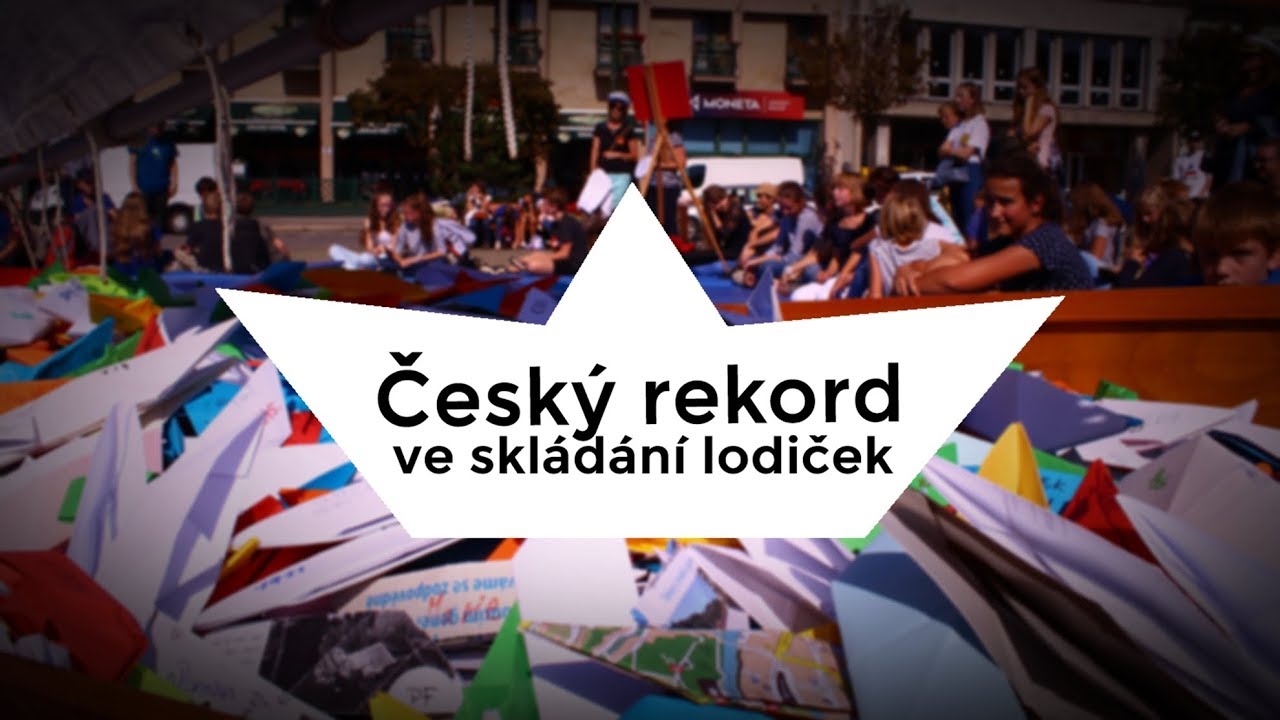 Český rekord ve skládání lodiček